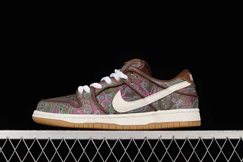 All Categories Nk SB Dunk Series Nk SB Dunk Low Low-top sneakers Cost-effective version Nk SB Dunk Low "Paisley" New Cashew Flower SB low-top sports and leisure sneakers DH7534-200